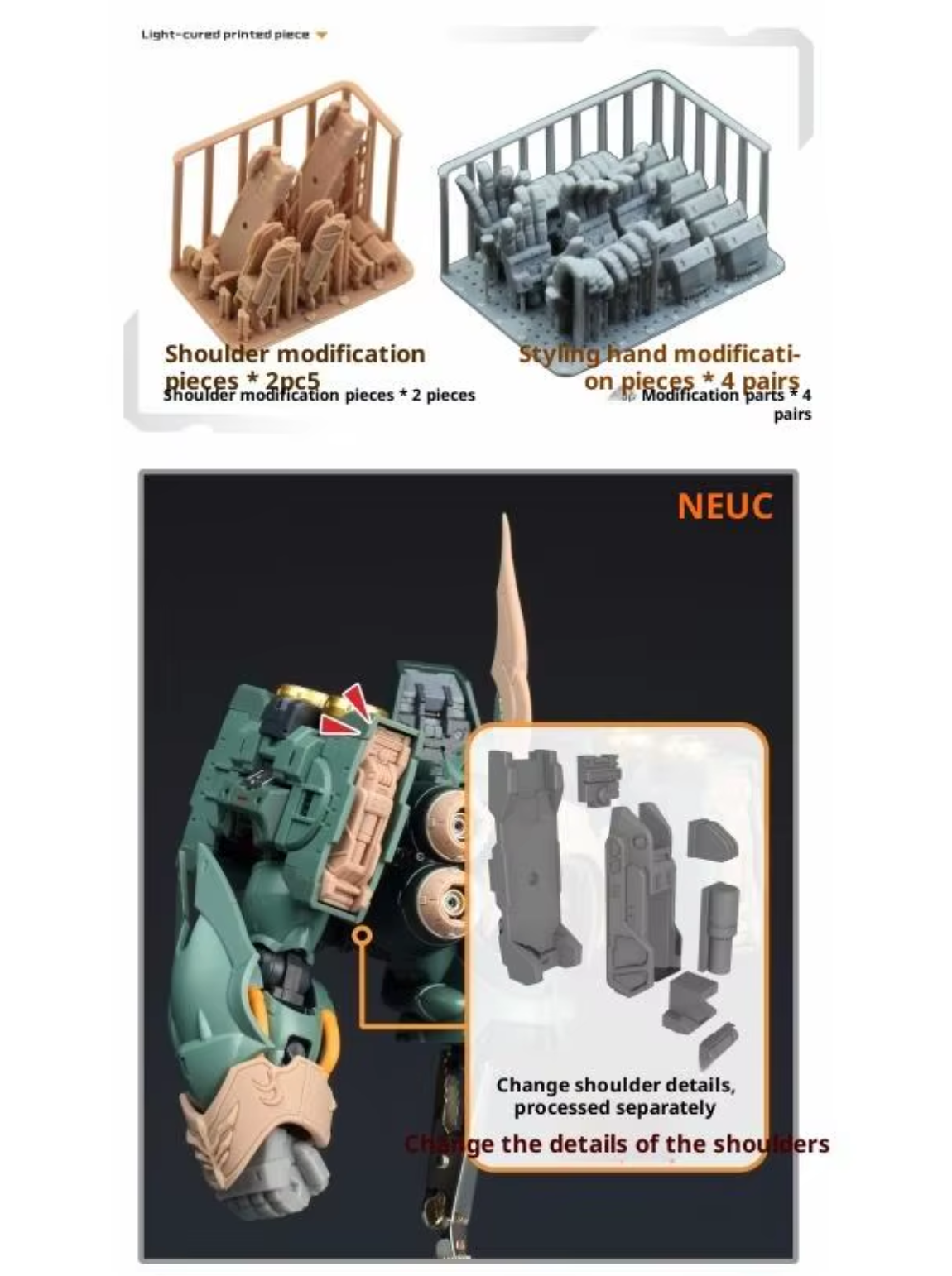 NewC 1/100 Kshatriya Osiris Aerial Dominator Add-On