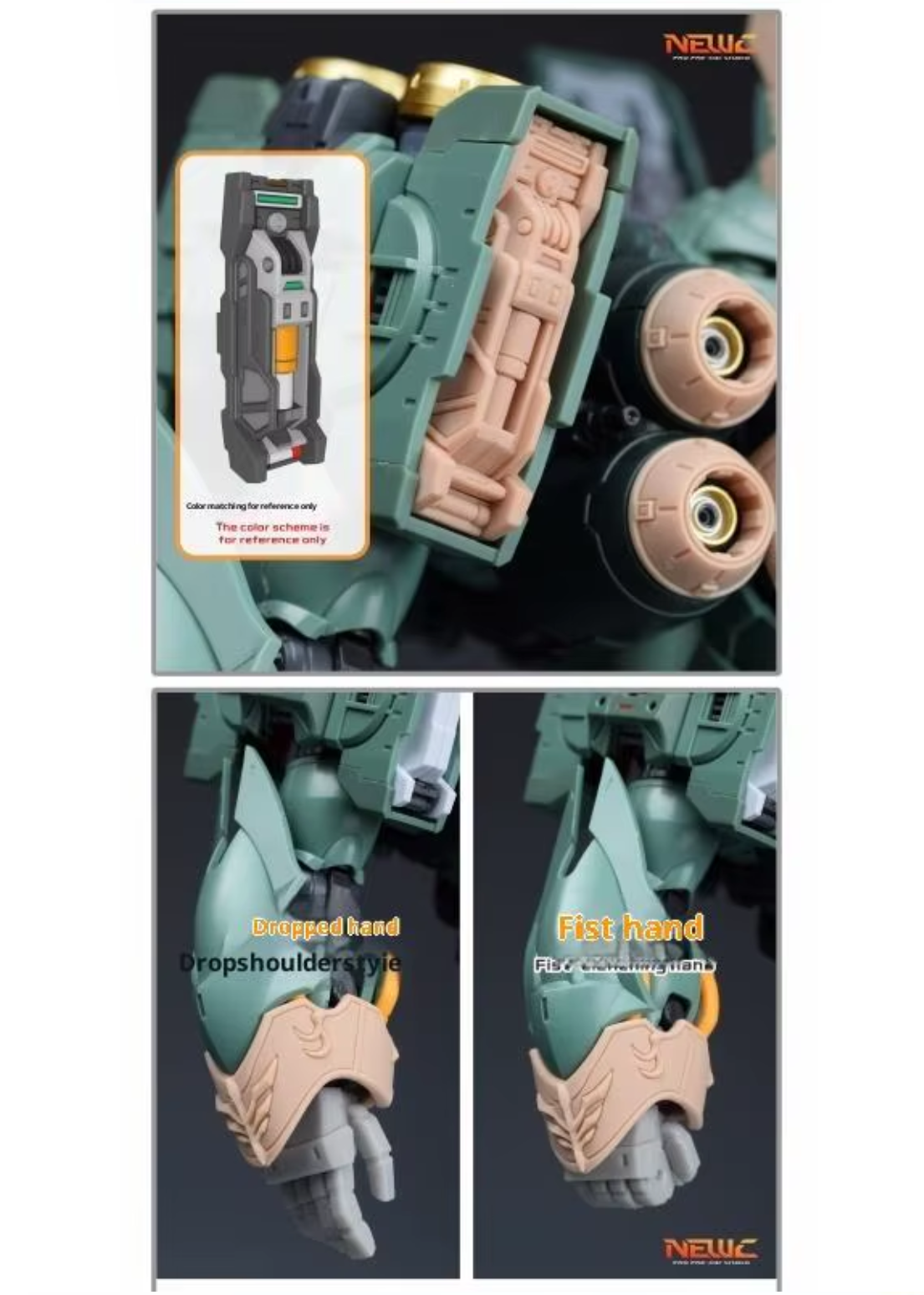 NewC 1/100 Kshatriya Osiris Aerial Dominator Add-On