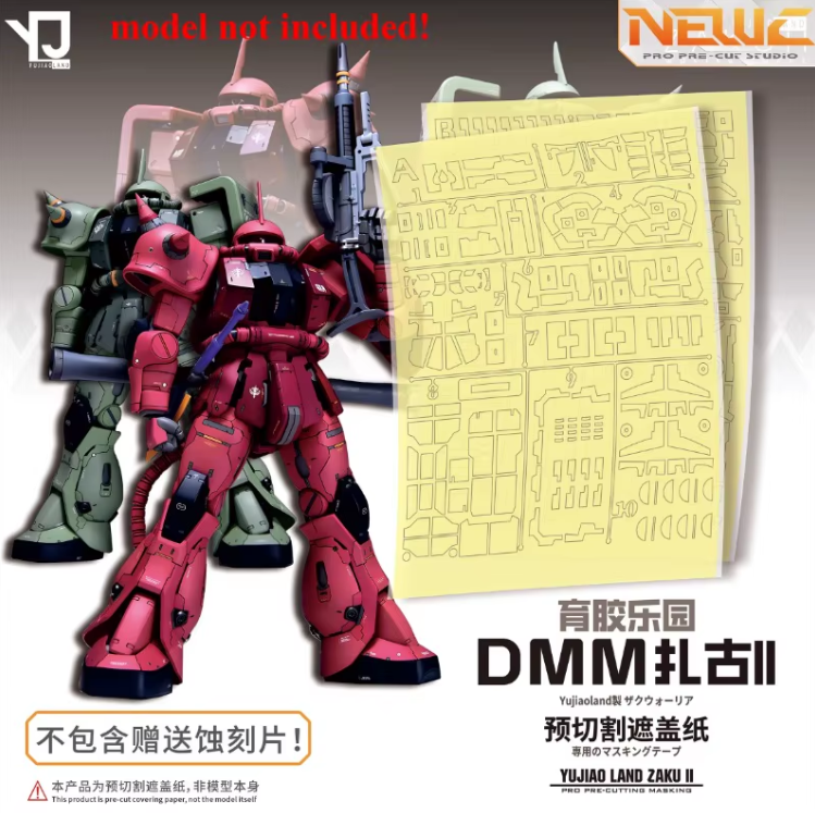 NewC 1/100 PreCut Masking YJL MG Zaku-II Conversion Kit
