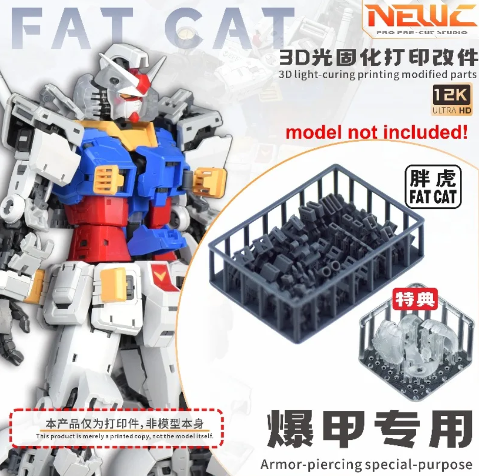 NewC 1/100 RX-78-2 Hatch Open Gimmick Add-On Set [Fat Cat Ver.]