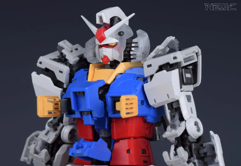 NewC 1/100 RX-78-2 Hatch Open Gimmick Add-On Set [Fat Cat Ver.]