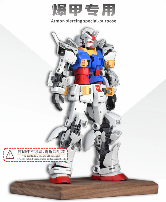NewC 1/100 RX-78-2 Hatch Open Gimmick Add-On Set [Fat Cat Ver.]