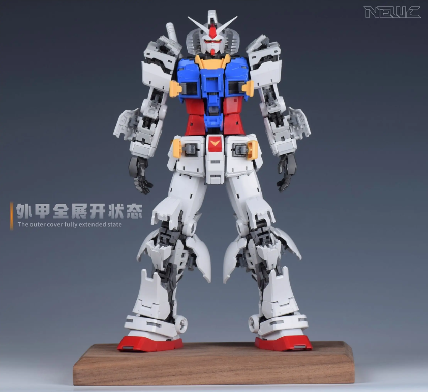 NewC 1/100 RX-78-2 Hatch Open Gimmick Add-On Set [Fat Cat Ver.]