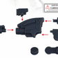 NewC 1/100 RX-78-2 Twin Cannon Add-On [Fat Cat Ver.]