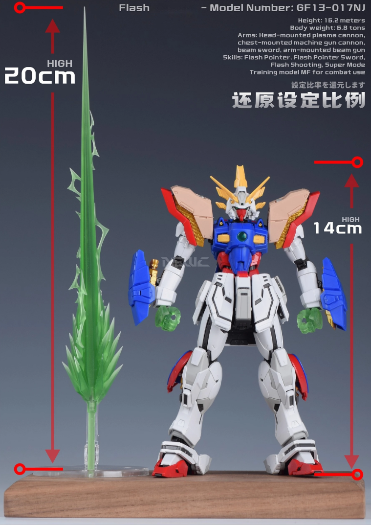 NewC 1/144 Shining Gundam Beam Great Sword Add-on