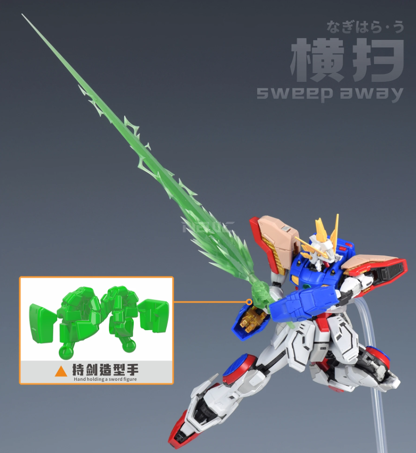 NewC 1/144 Shining Gundam Beam Great Sword Add-on