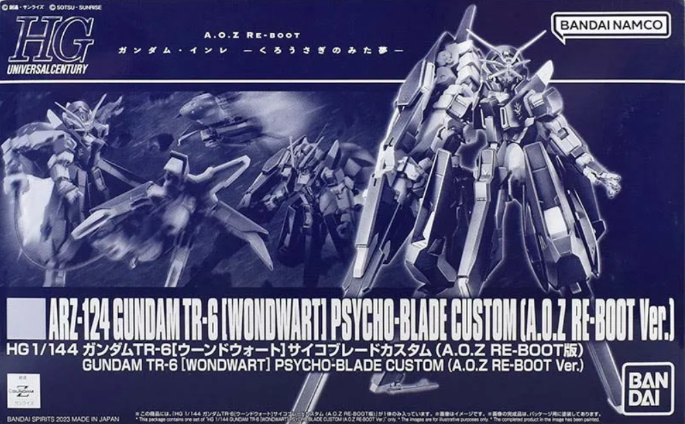 Premium Bandai HGUC Gundam TR-6 Woundwort Psycho-Blade Custom