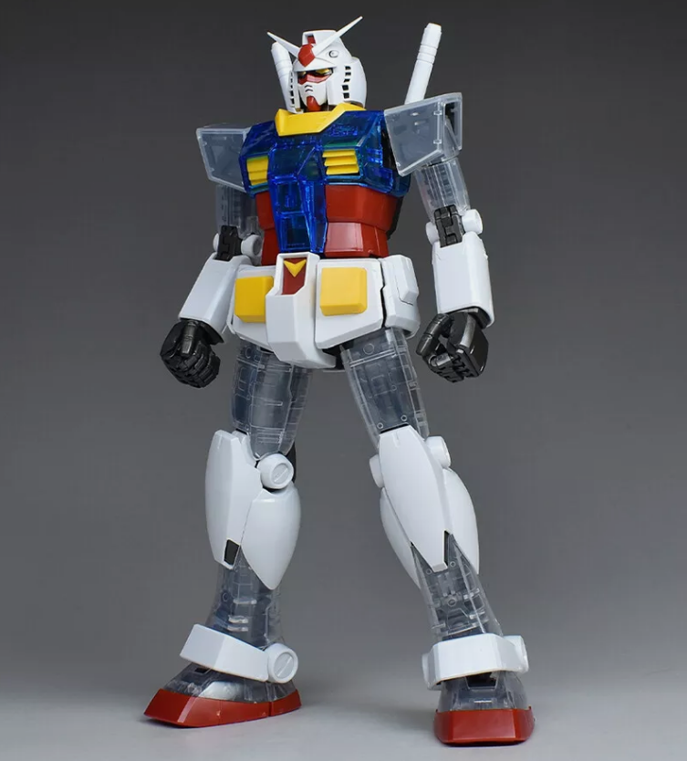 Bandai MG 1/100 RX-78-2 Gundam Ver. 2.0 Solid Clear "Ichiban Kuji 40th Anniversary" B
