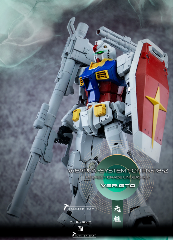 1/60 PG Unleashed  RX-78-2 GTO Style Weapons Kit