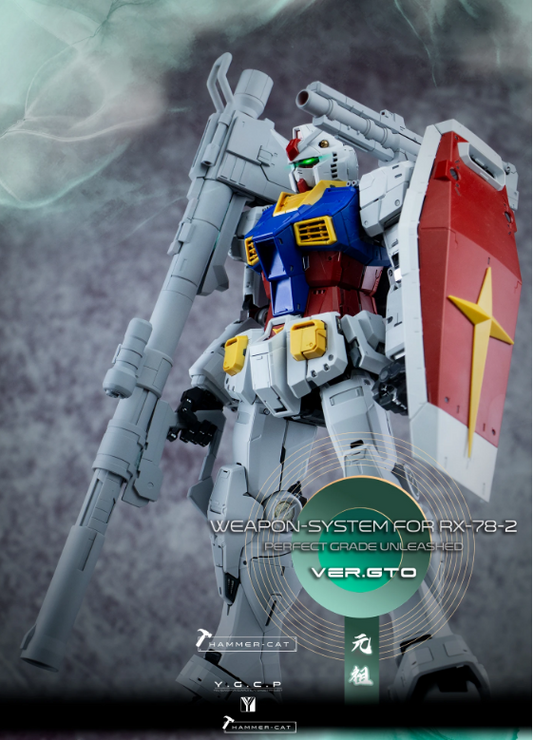 1/60 PG Unleashed  RX-78-2 GTO Style Weapons Kit