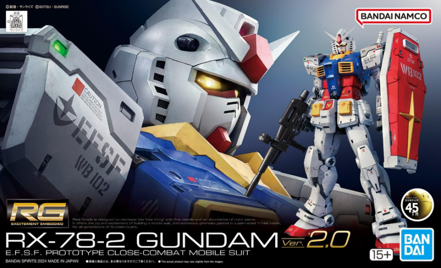 Bandai RG RX-78-2 Gundam 2.0