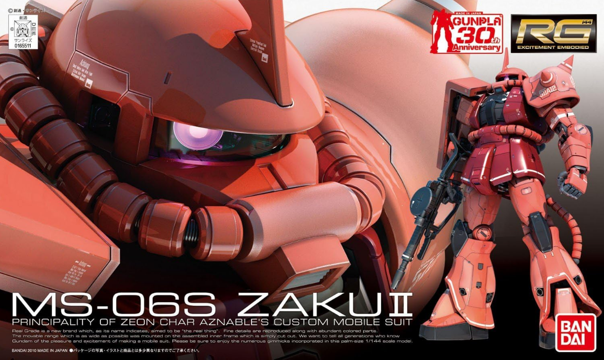 Bandai RG 1/144 MS-06S Char's Zaku II