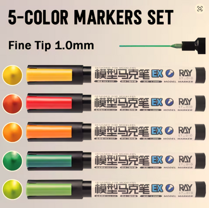 Ray Studio EX Metallic Marker Pen 1.0-2.0 mm