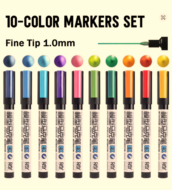 Ray Studio EX Metallic Marker Pen 1.0-2.0 mm