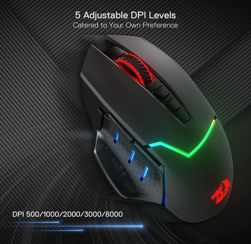 Redragon M690 PRO Wireless Gaming Mouse [8000 DPI]