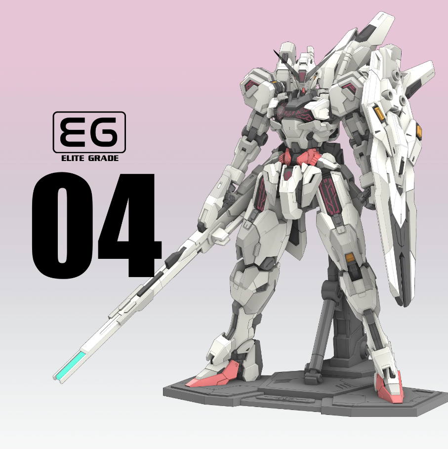 Rocky Q Mecha X-EX01 Gundam Calibarn (STL FIle)
