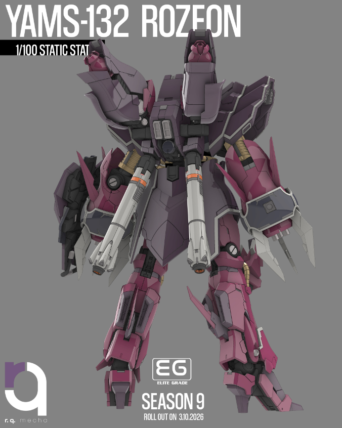 Rocky Q Mecha YAMS-132 Rozen Zulu [STL FIle]