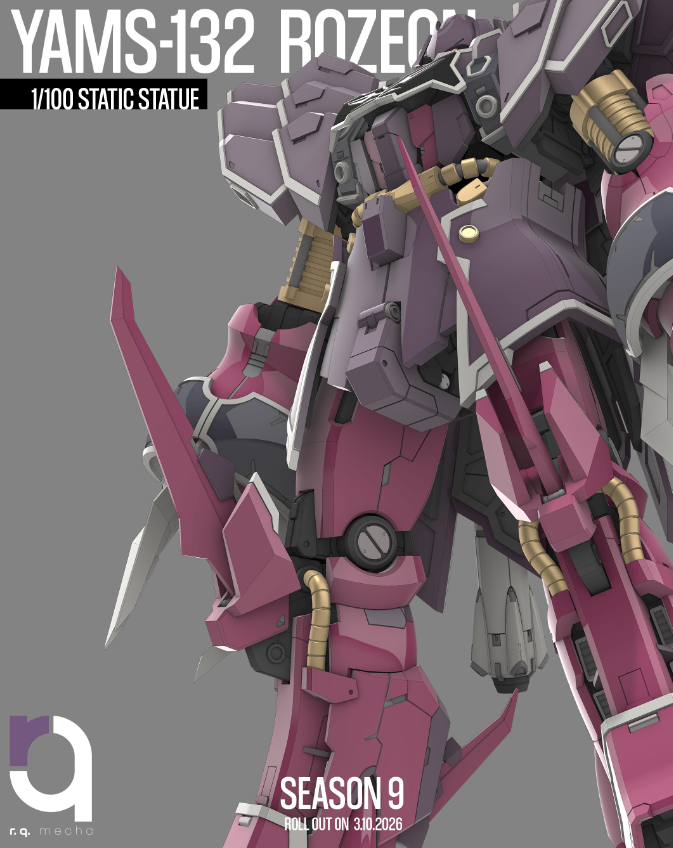 Rocky Q Mecha YAMS-132 Rozen Zulu [STL FIle]