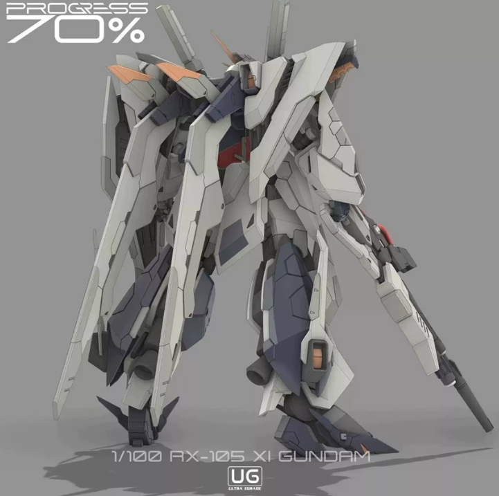 Rocky Q Mecha RX-105 Ξ Gundam [STL File]