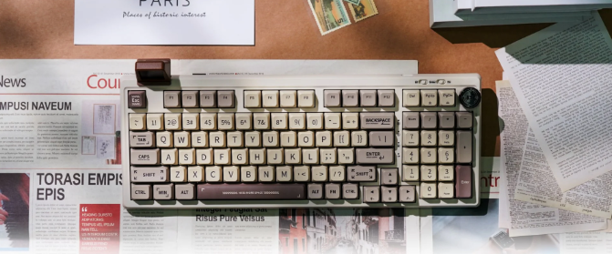 EPOMAKER RT100 95% Retro Mechanical Keyboard