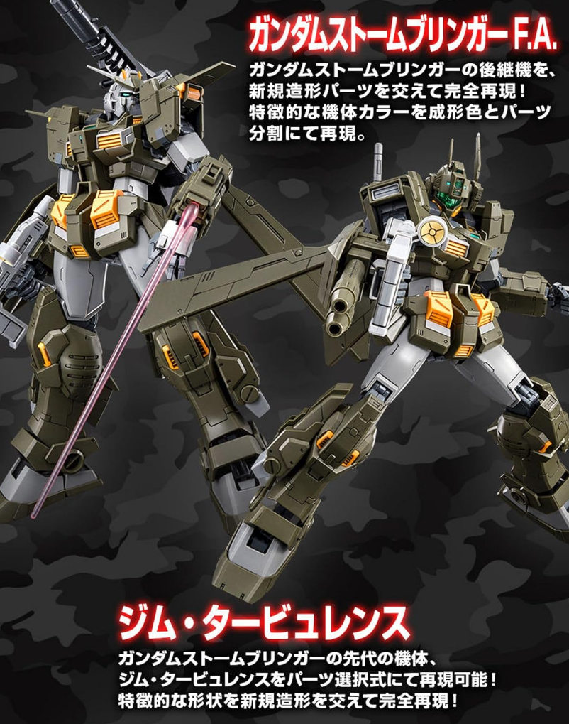 Premium Bandai MG 1/100 RX-78TB-3[FA] GM Turbulence/ Stormbringer