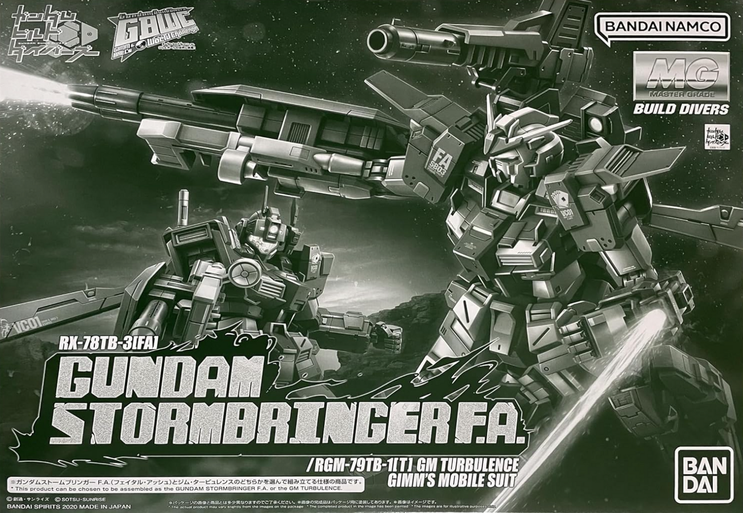 Premium Bandai MG 1/100 RX-78TB-3[FA] GM Turbulence/ Stormbringer