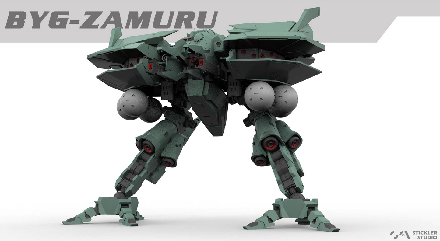 Stickler Studio 1/144 AMA-01S Big Zamuru AOZ RE-BOOT Ver. [Full Resin Kit]