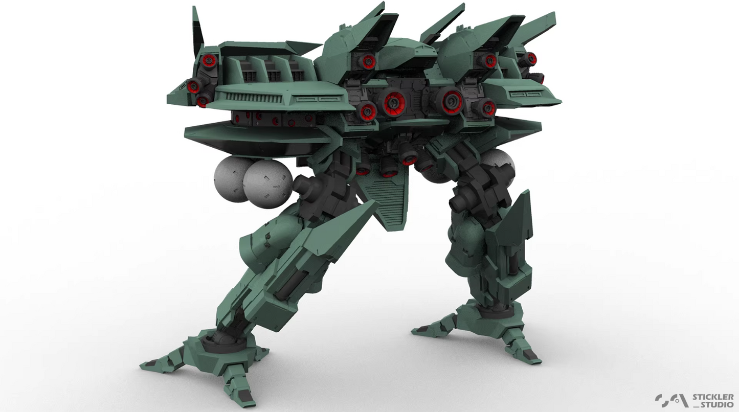 Stickler Studio 1/144 AMA-01S Big Zamuru AOZ RE-BOOT Ver. [Full Resin Kit]