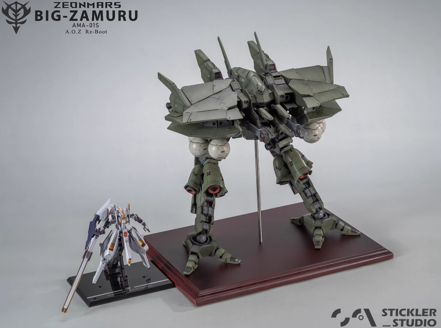 Stickler Studio 1/144 AMA-01S Big Zamuru AOZ RE-BOOT Ver. [Full Resin Kit]