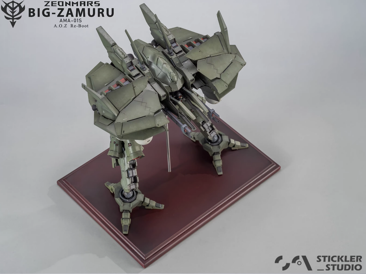 Stickler Studio 1/144 AMA-01S Big Zamuru AOZ RE-BOOT Ver. [Full Resin Kit]