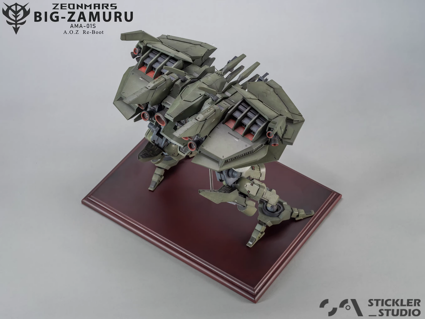 Stickler Studio 1/144 AMA-01S Big Zamuru AOZ RE-BOOT Ver. [Full Resin Kit]