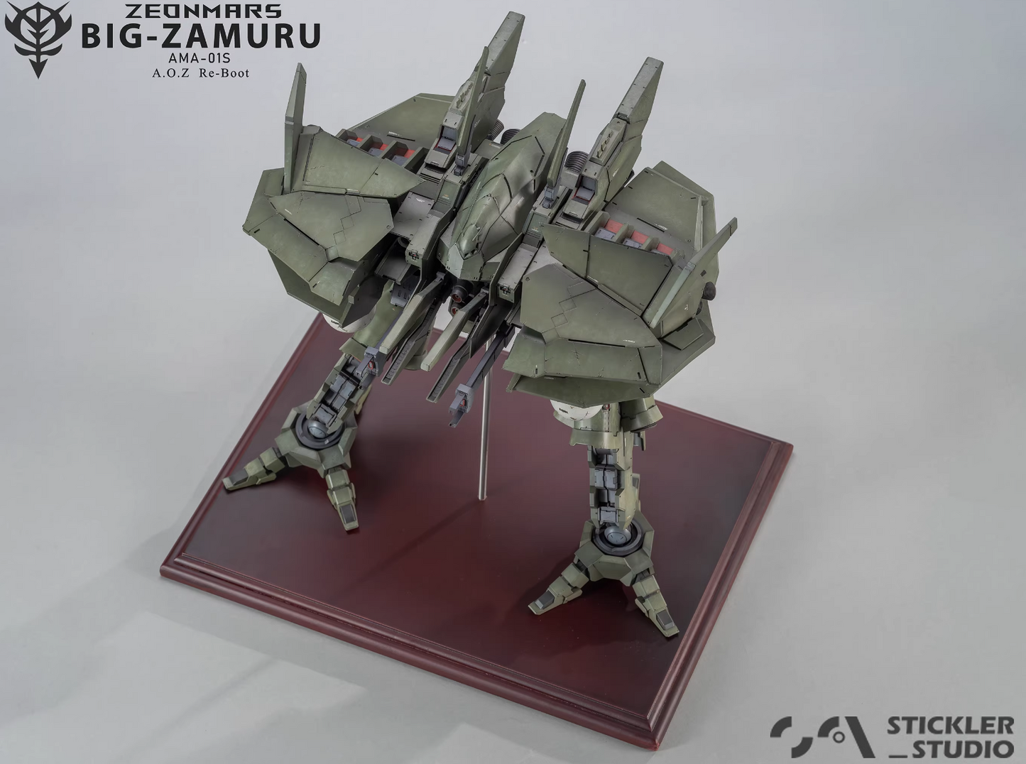 Stickler Studio 1/144 AMA-01S Big Zamuru AOZ RE-BOOT Ver. [Full Resin Kit]