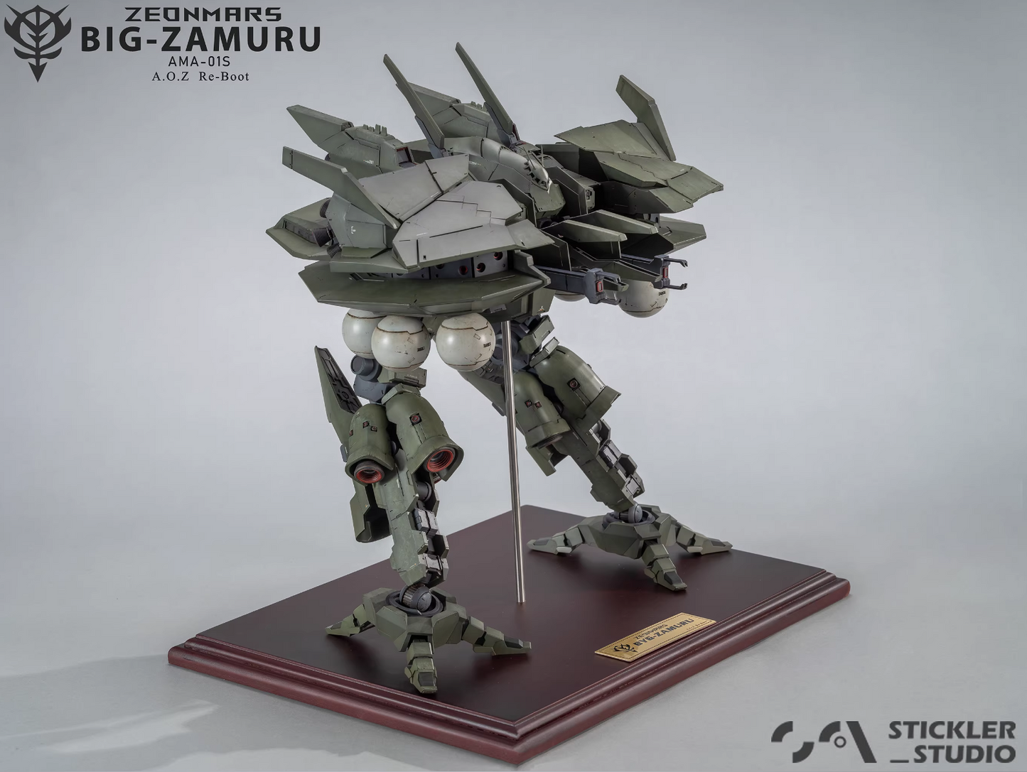 Stickler Studio 1/144 AMA-01S Big Zamuru AOZ RE-BOOT Ver. [Full Resin Kit]
