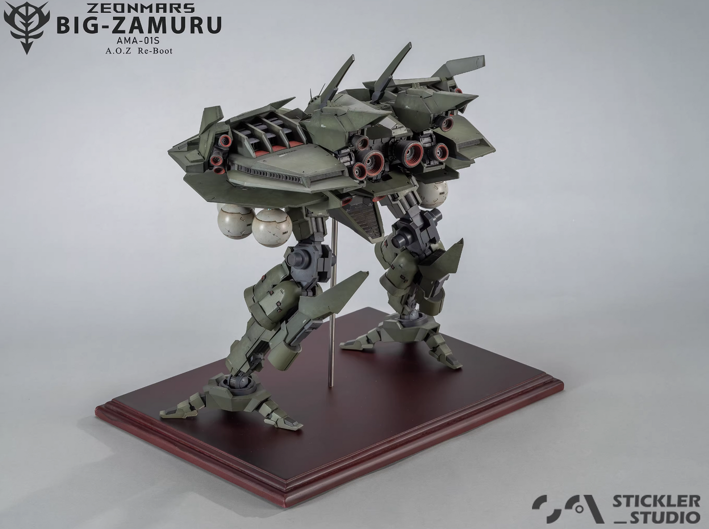 Stickler Studio 1/144 AMA-01S Big Zamuru AOZ RE-BOOT Ver. [Full Resin Kit]
