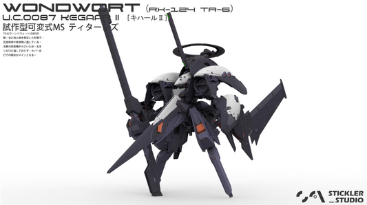 Stickler Studio 1/100 RX-124 Gundam TR-6 Kehaar-II [Full Garage Kit]