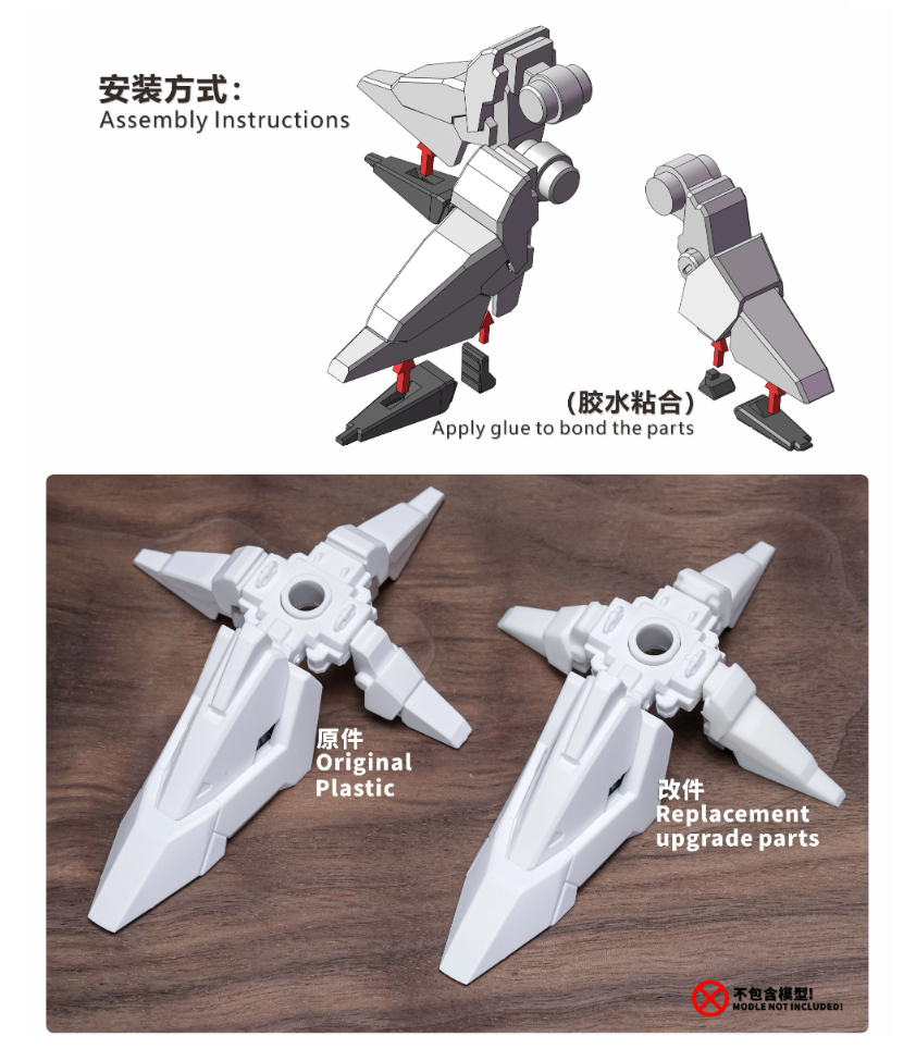 TAS HG 1/144 PMC-BD-87-4 Alyzeus Gundam Detail-up