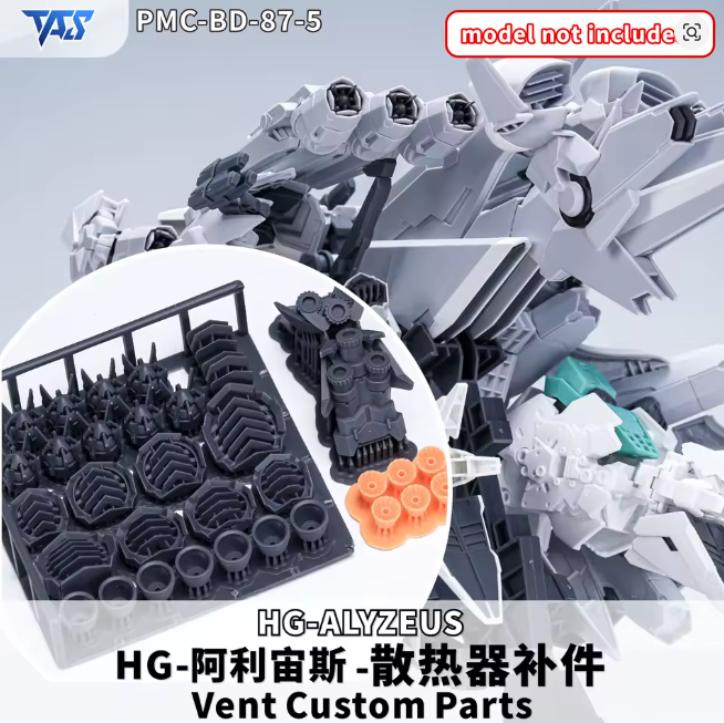 TAS HG 1/144 PMC-BD-87-5 Alyzeus Gundam Detail-up