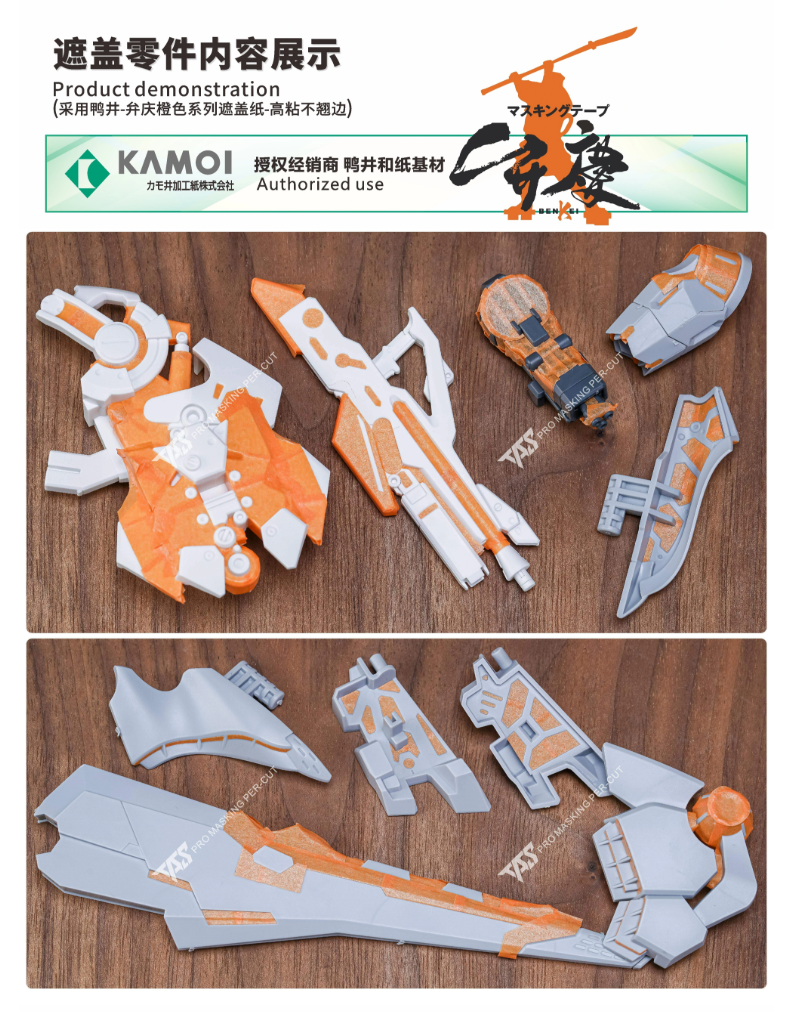 TAS HG 1/144 Alyzeus Gundam Pre-Cut Masking