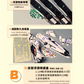 TAS 1/100 PreCut Masking Farmer Worker 1/100 Nu Gundam [Fortune Meow Ver.]