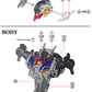 TOZ 1/100 Barbatos Lupus Rex Waterslide Decal