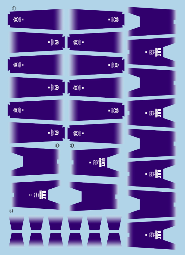 TOZ MG 1/100 Hi-Nu Gundam Waterslide Decals