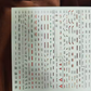 TOZ 1/72 Sky Defender Fluorescent Waterslide Decals