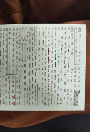 TOZ 1/72 Sky Defender Fluorescent Waterslide Decals