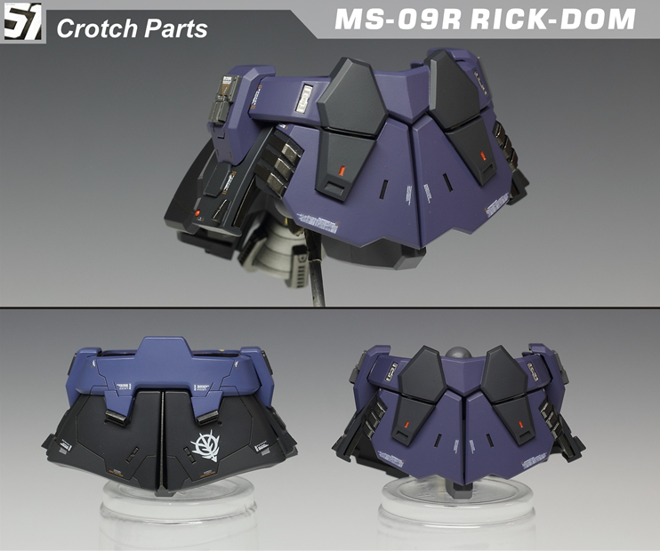 The 51 1/100 Rick Dom Model Kit [Conversion Kit]