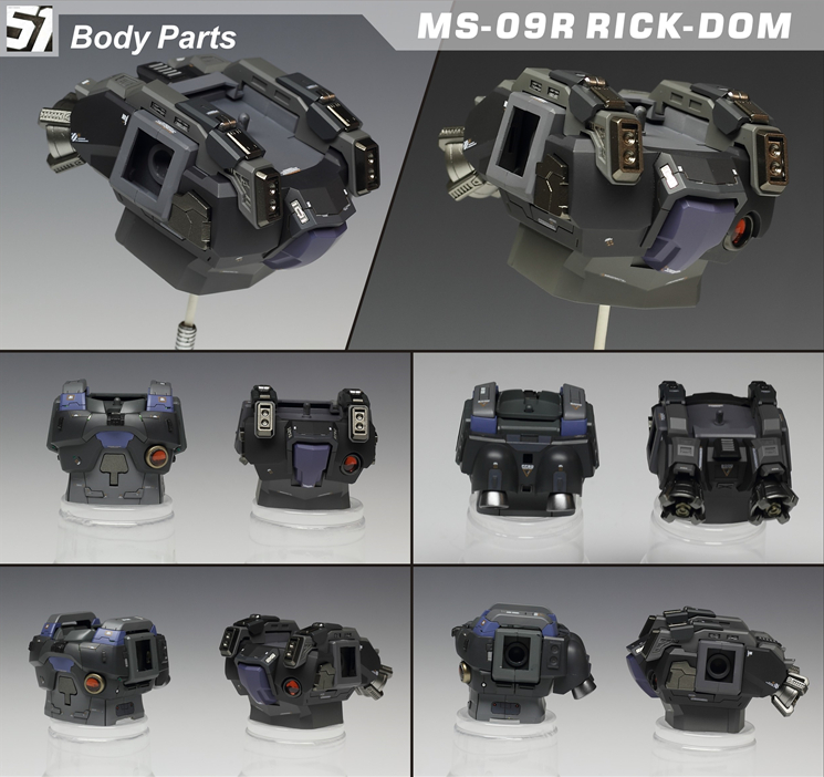 The 51 1/100 Rick Dom Model Kit [Conversion Kit]