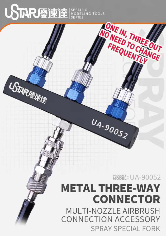 Ustar UA-90052 Multi-Nozzle Airbrush Connection Accessory