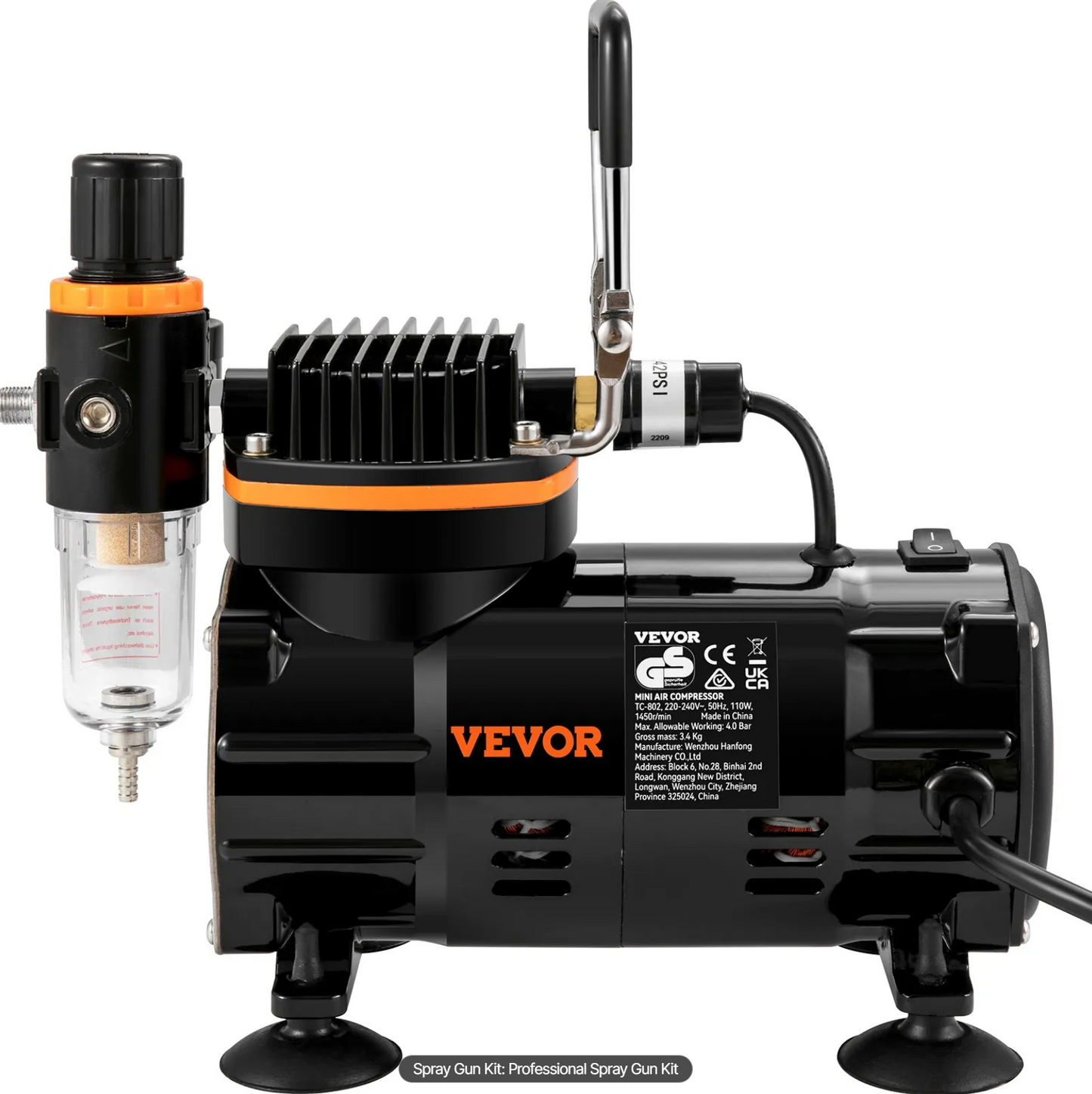 VEVOR Air Compressor and Airbrush Kit [120W]