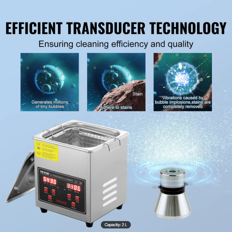 VEVOR Ultrasonic Cleaner with Digital Timer & Heater