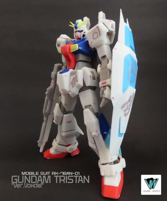 Voxdel Studio 1/100 RX-78AN-01 Gundam Tristan [STL File]