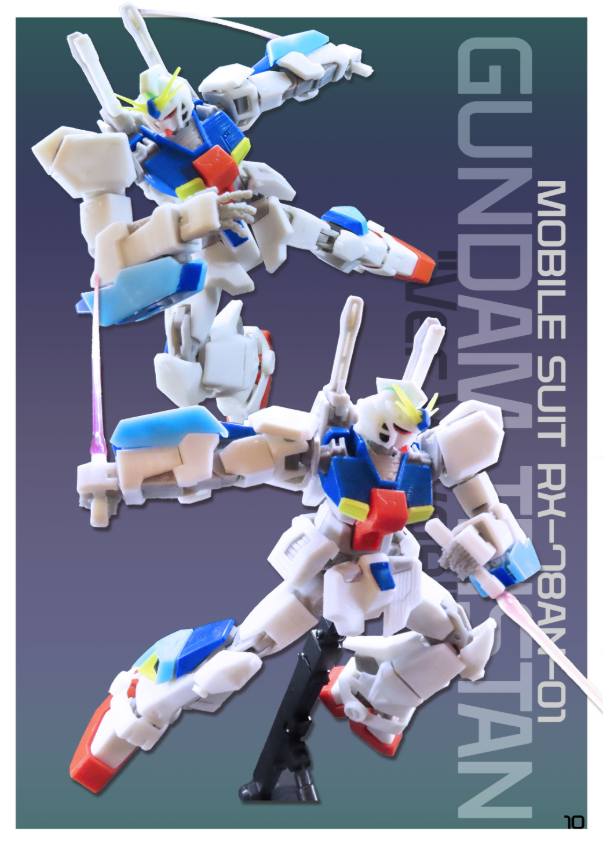 Voxdel Studio 1/100 RX-78AN-01 Gundam Tristan [STL File]